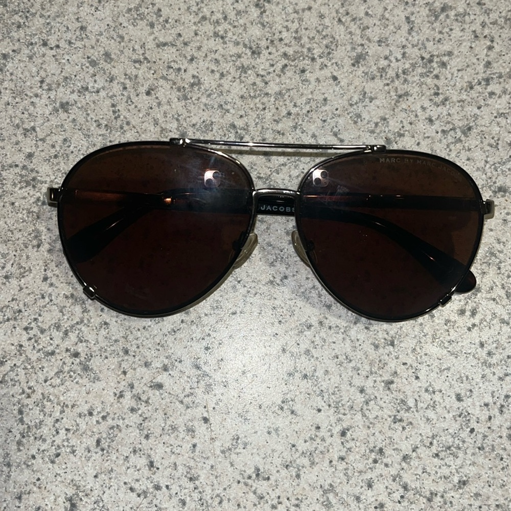 Marc by Marc Jacobs aviator style glasses, brown lens